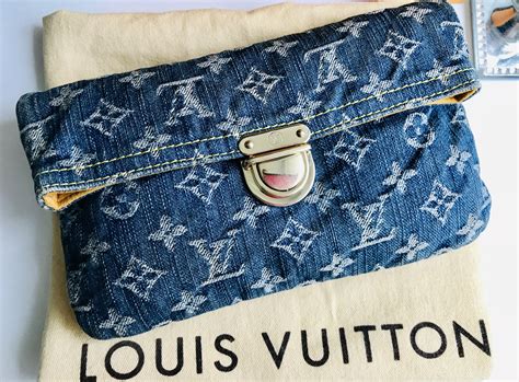 lv denim clutch|Denim Collection for Women .